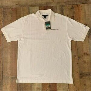 Nike golf dri-fit men’s white polo Guggenheim golf museum - XL